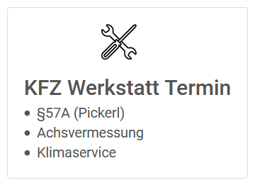 KFZ-Werkstatt-Termin